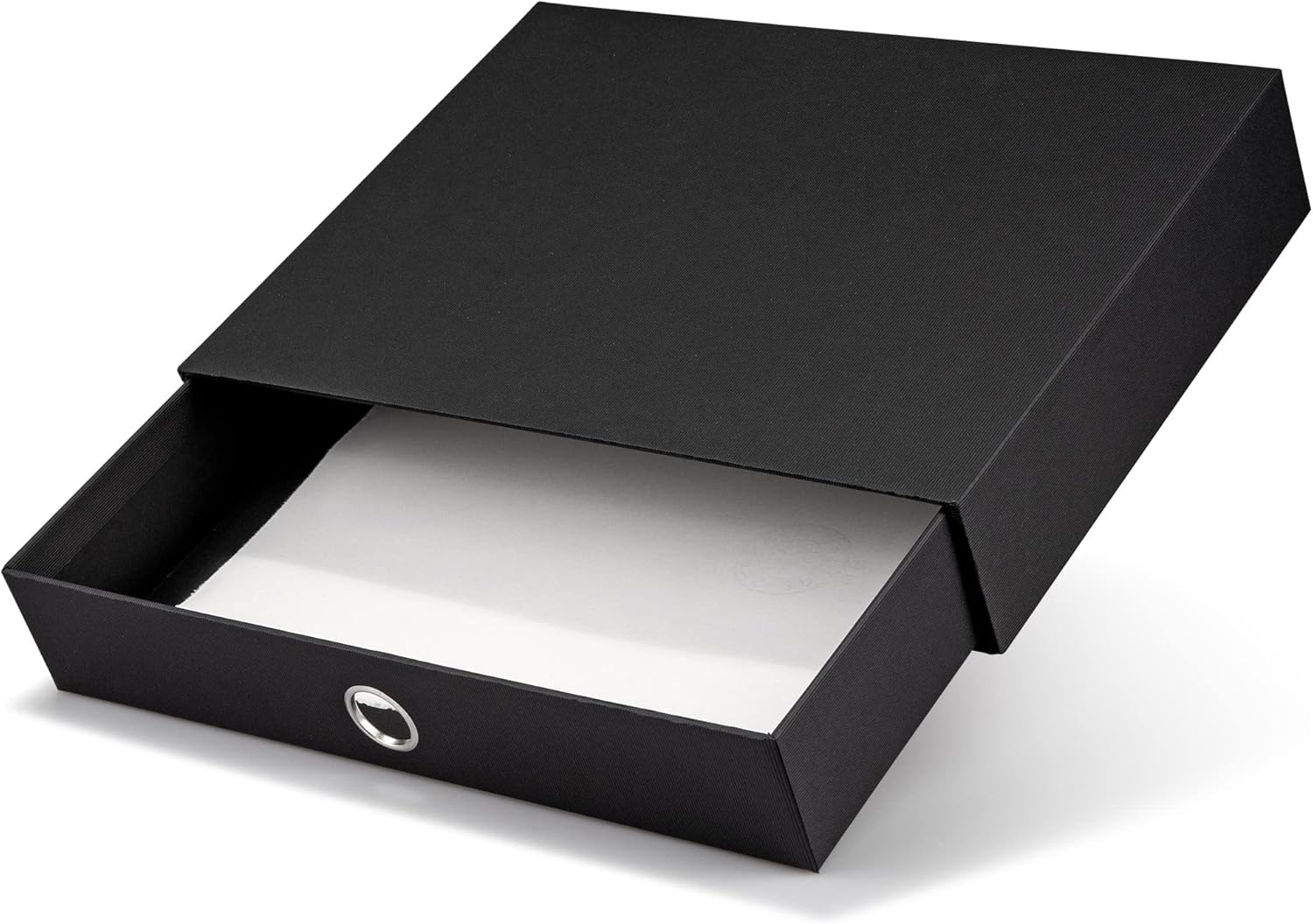 Rossler Soho A4 1 Drawer Filing Storage Box - Black