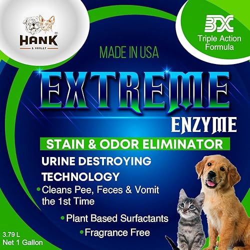 Miniatura 10 de Eliminador de manchas y olores de enzima extrema con removedor de orina. Limpiadores bio-enzimáticos de triple acción 2 veces y surfactantes a base