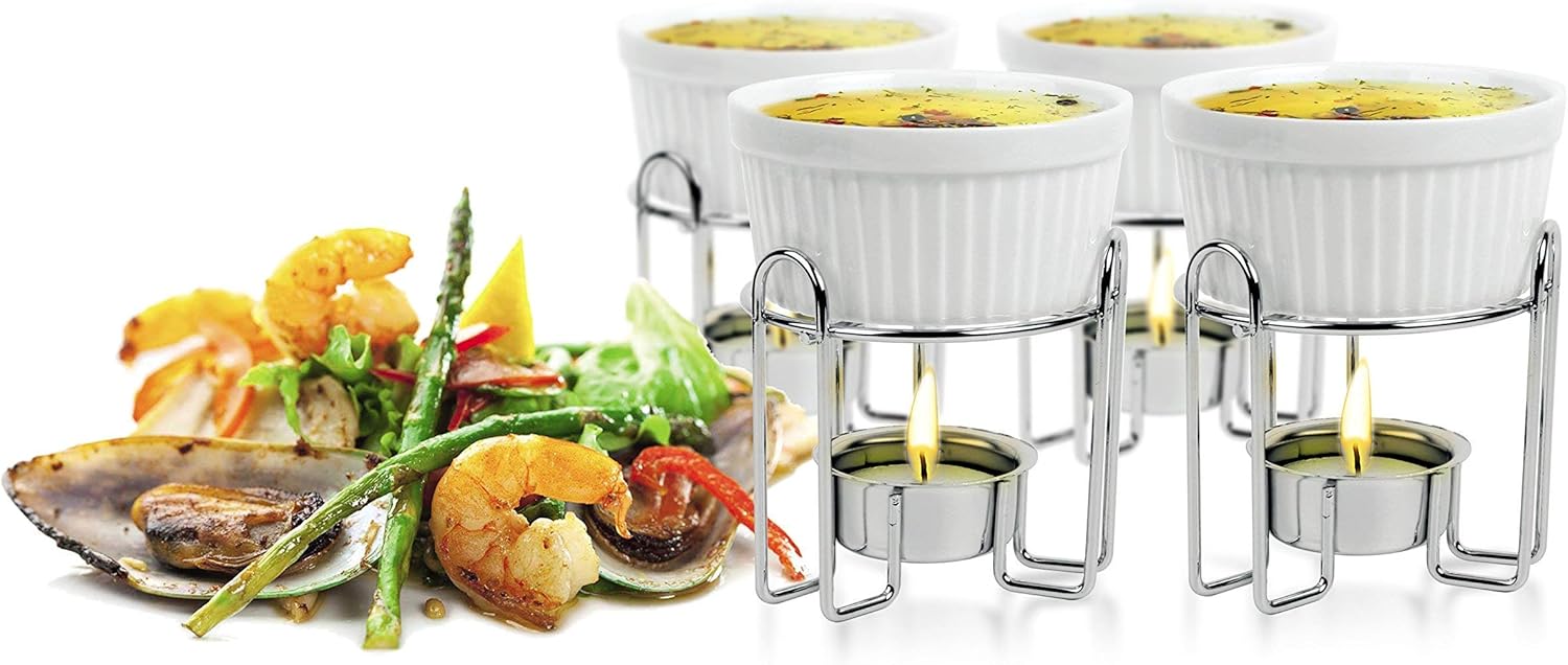 Artestia Butter Warmers Set,4 Pieces Butter Warmers for
