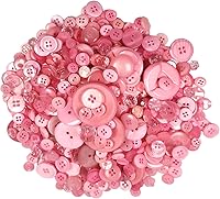 Vista 16 de 600-700 Piezas Botones Redondos de Resina Tamaños Variados para Manualidades Costura DIY Manual Pintura de Botones DIY Adorno Hecho a Mano Botones