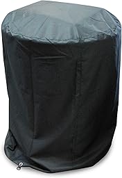 Housse de Barbecue Ronde en Polyester Grande Taille Ø90×120 cm – imperméable, Anti-UV et Anti-poussière, protège Votre Grill