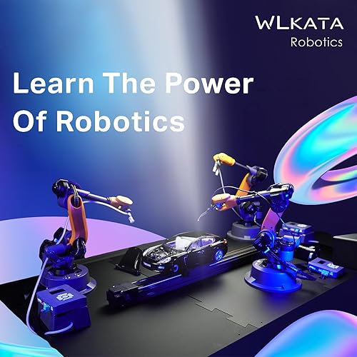 Miniatura 7 de wlkata Mirobot 6DoF Mini brazo robótico industrial Kit profesional programable brazo robótico ligero profesional de escritorio brazo robótico para