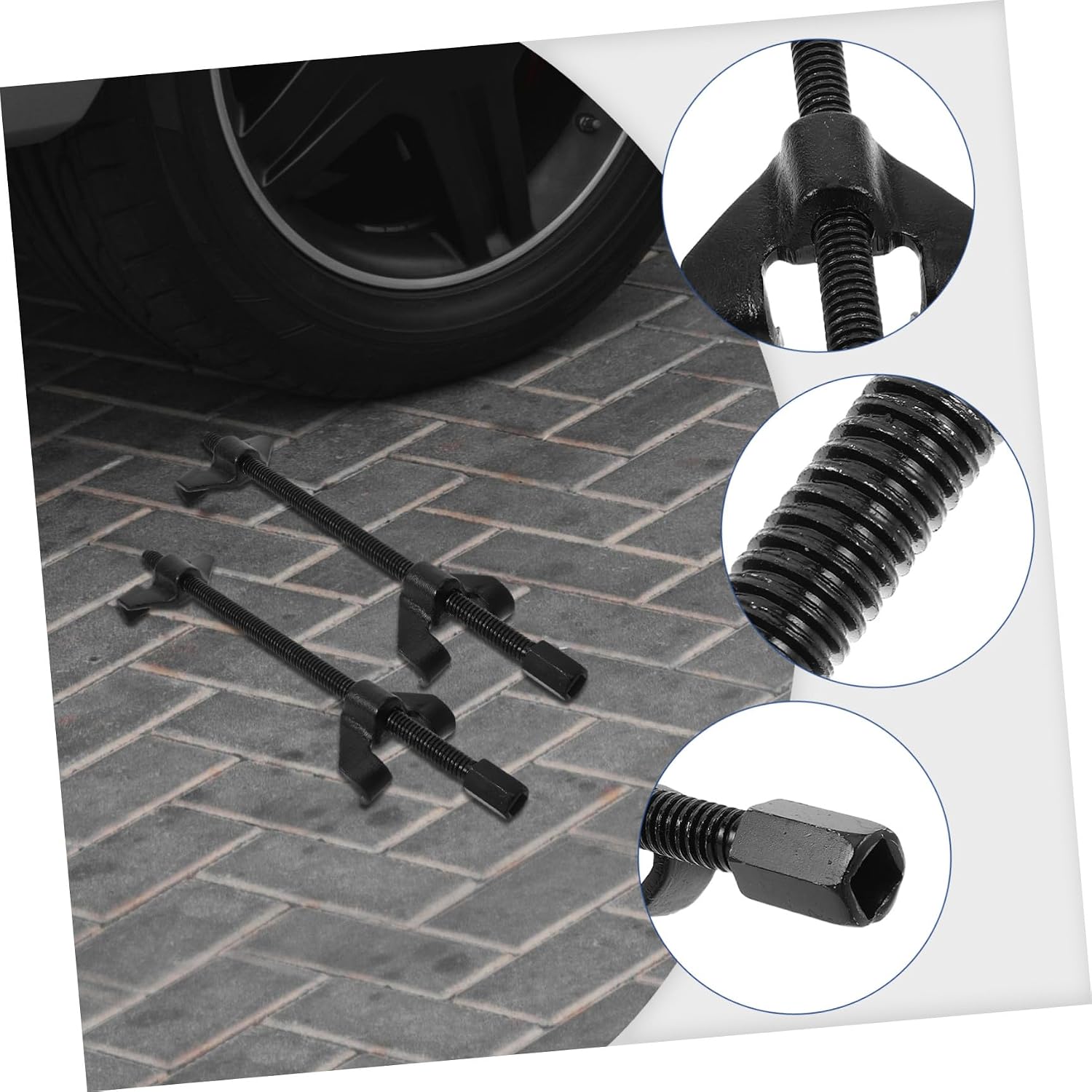 Coil Spring Compressor Tool Vehicle Maintenance Tool for Automotive Shock Absorber Repair and Suspension Expansion