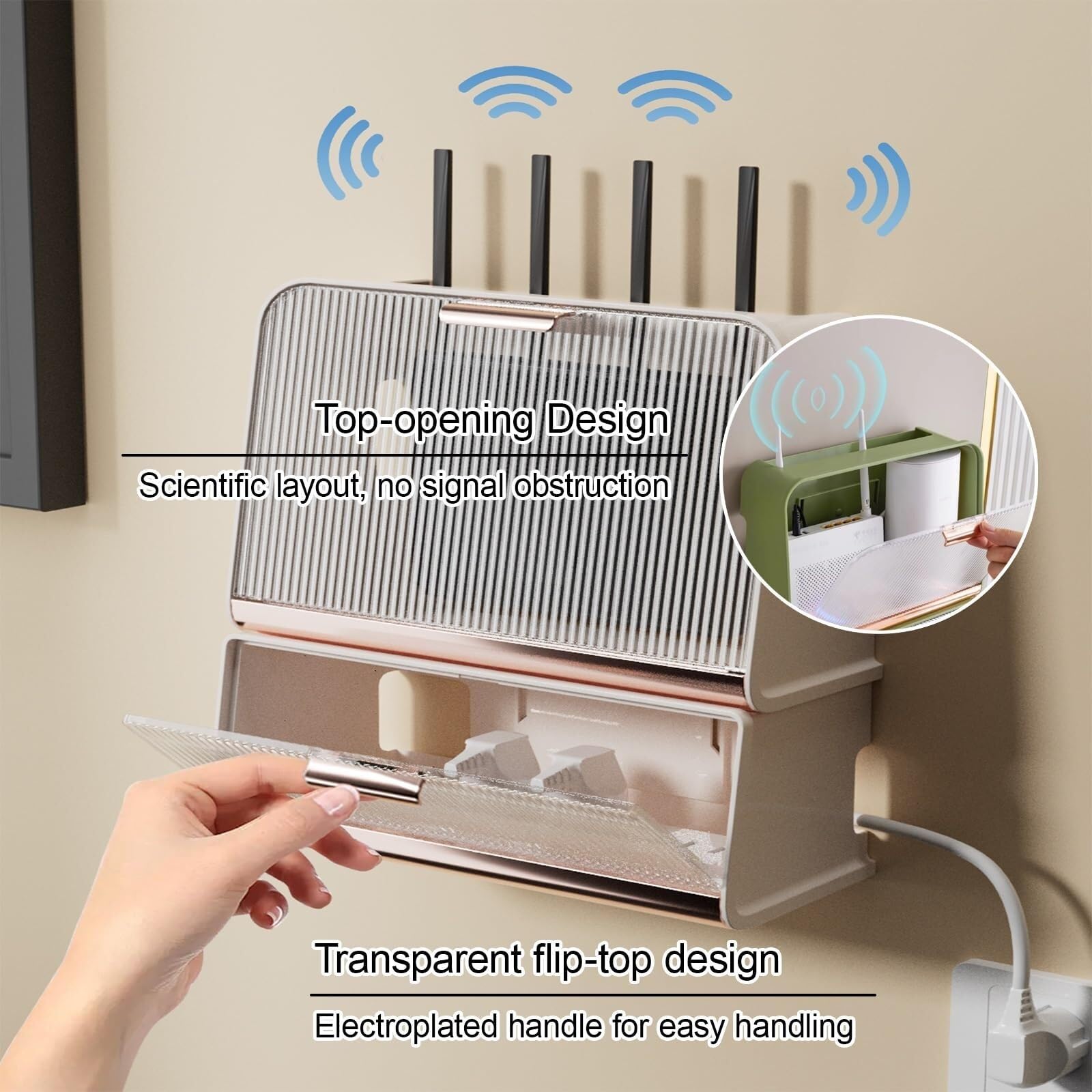 Ścienny router WiFi Multimedia Storage Box