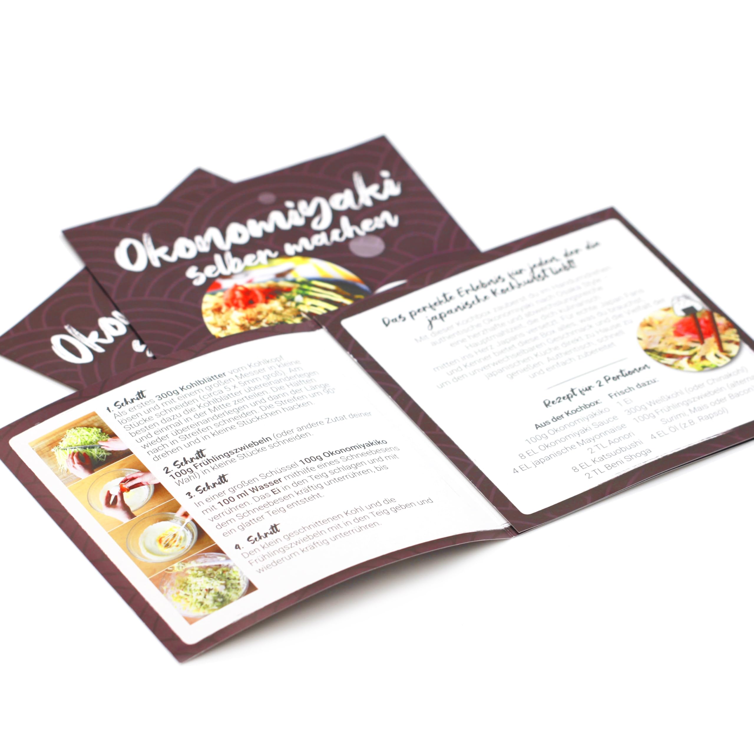 Okonomiyaki Kochset 7-teilig für japanische Pfannkuchen mit Anleitung