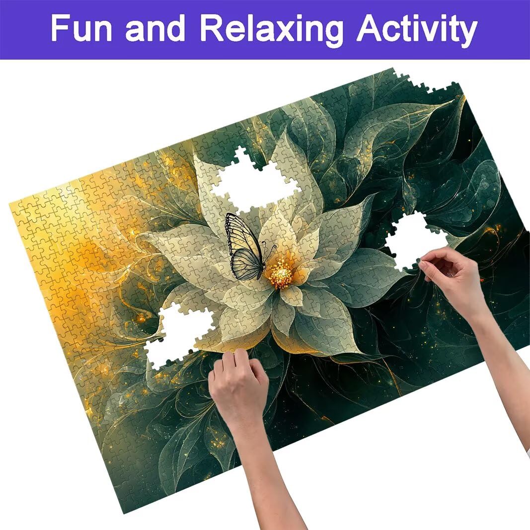 Puzzle 6000 Pezzi Arte per Adulti e Ragazzi, Puzzle Fiori in Legno per Adulti, Puzzles 6000 Pezzi Farfalla Impegnativo per Tutta la Famiglia, Puzzles con Scatola per Decorazioni Casa, Regalo, -7023