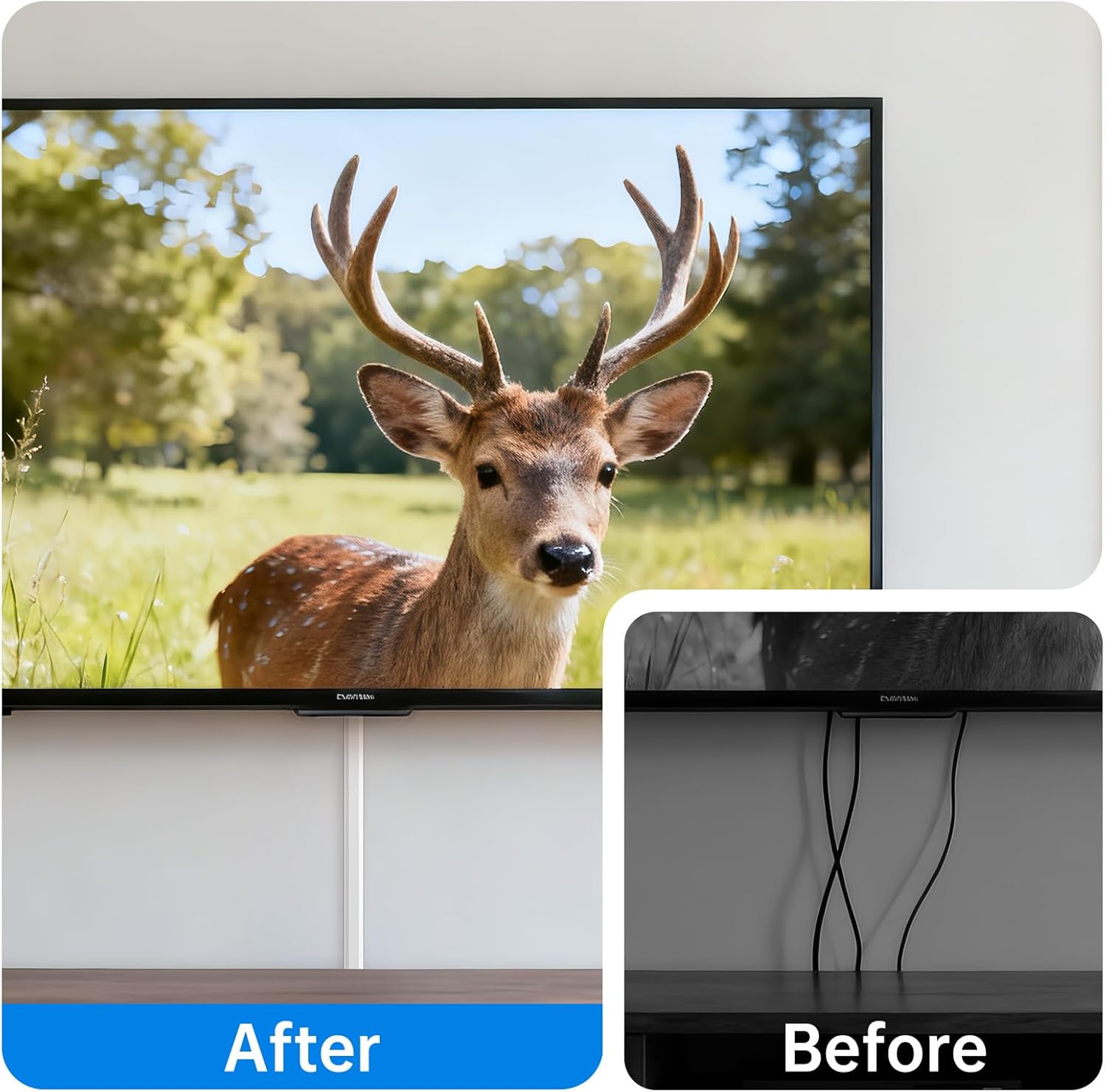 Delamu Slim Paintable Self-Adhesive Cord Hider for TV 8 71wZpKevpmL. AC SL1500