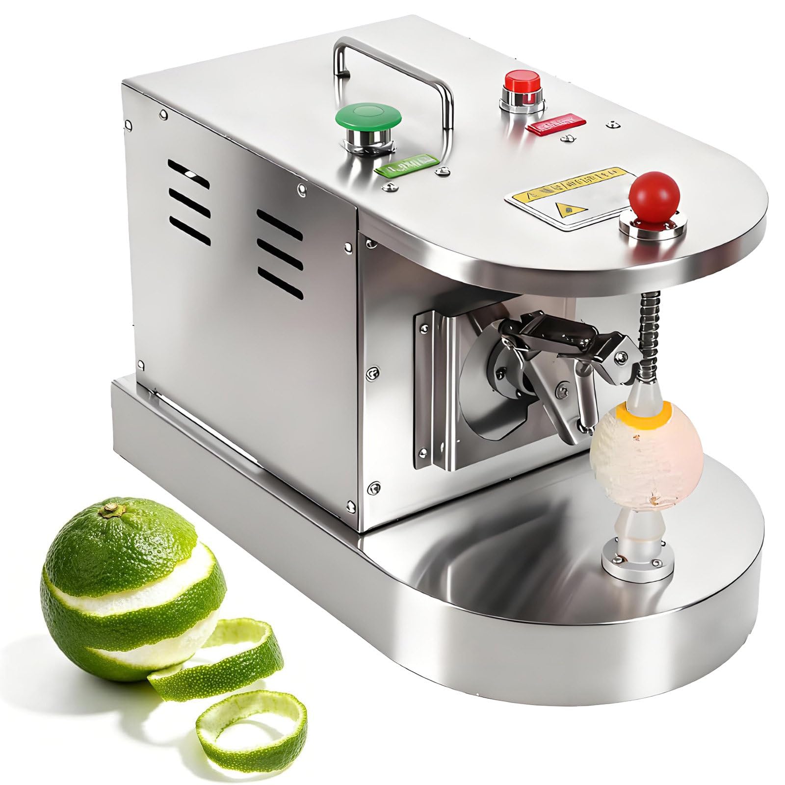 NYANS Electric Fruit and Vegetable Peeler, Professional Automatic Peeler for Lemons and Oranges, Automatic Peeler Machine for Easy Peeling Citrus and More, Height Adjustable Design