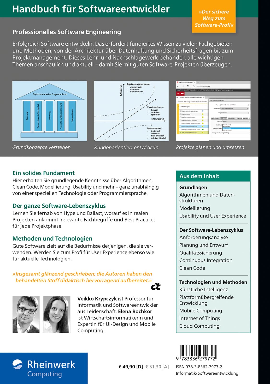Handbuch für Softwareentwickler: Das Standardwerk für professionelles Software Engineering