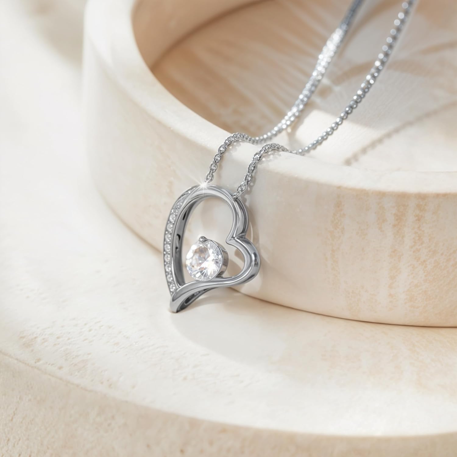 To My Beautiful Wife Necklace - Heartfelt Jewelry Gift from Husband, Meaningful Soulmate Necklace for Her, Birthday, Anniversary, or Special Occasion Gift - Image 9