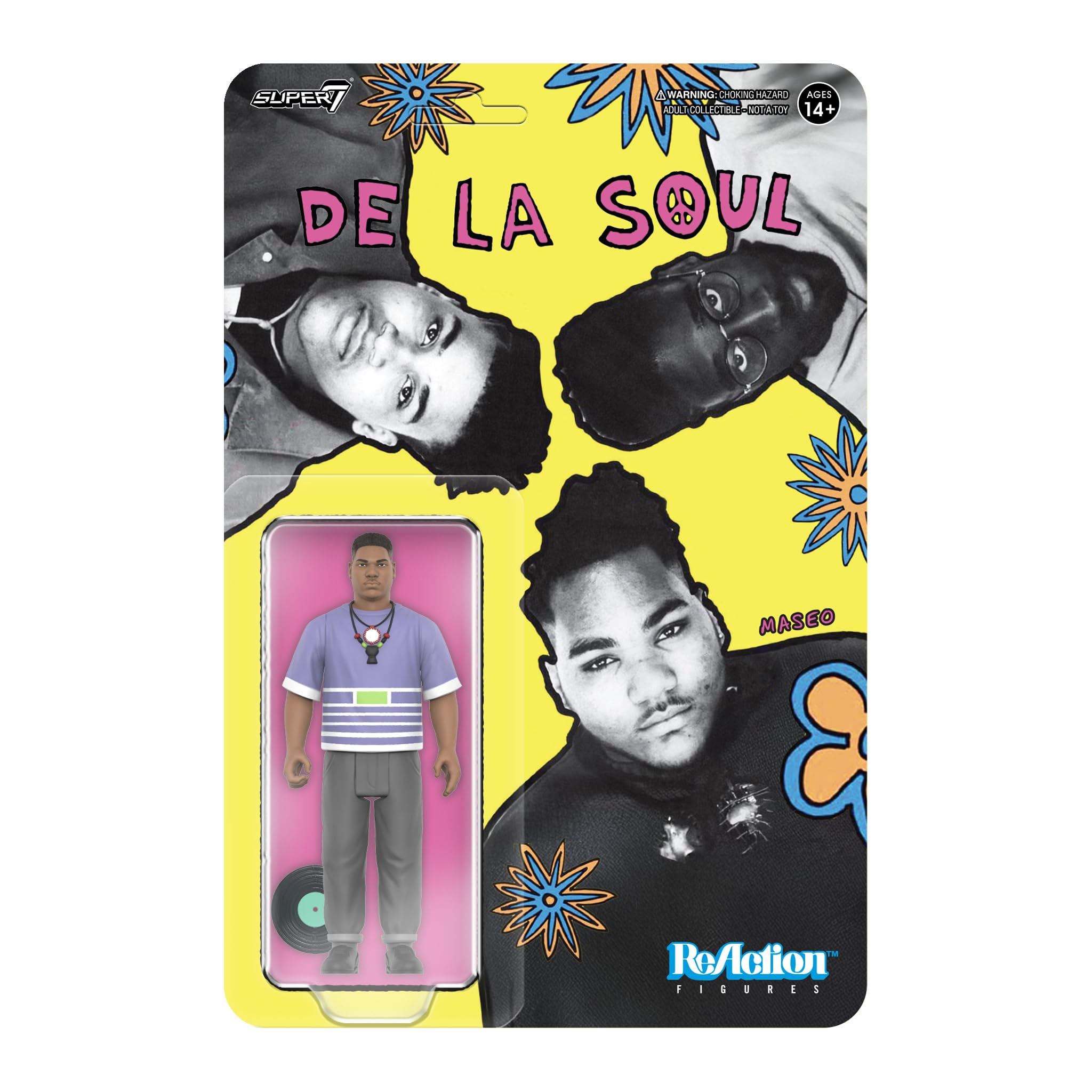 Super7 De La Soul Reaction Figure Wave 01 - Vincent Maseo Mason (Me, Myself & I) Action Figure