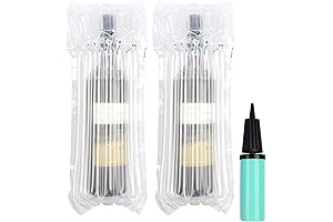 20 Pack Air Column Wine Bags for Travel, Bottles Shipping Packing, Inflatable...