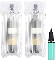 Vista 8 de Paquete de 5 bolsas de viaje para botellas de vino con bomba – Bolsas protectoras inflables de columna de aire para envío y equipaje