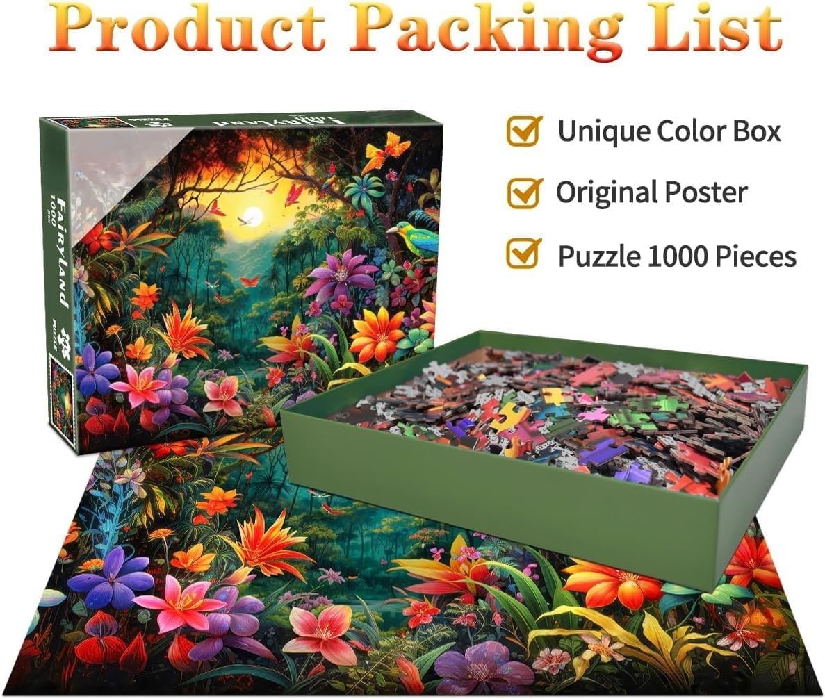 1000-Piece Jigsaw Puzzle For Adults - Interlocking Pieces, Letters On Back, 27.5"x19.7", Easter Egg Design