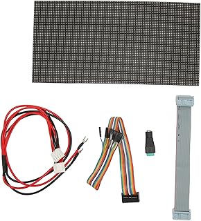 RGB Full Color LED Matrix Panel 96x48 Bendable Display with Adjustable Brightness, Two HUB75 Interfaces for Raspberry Pi Pico