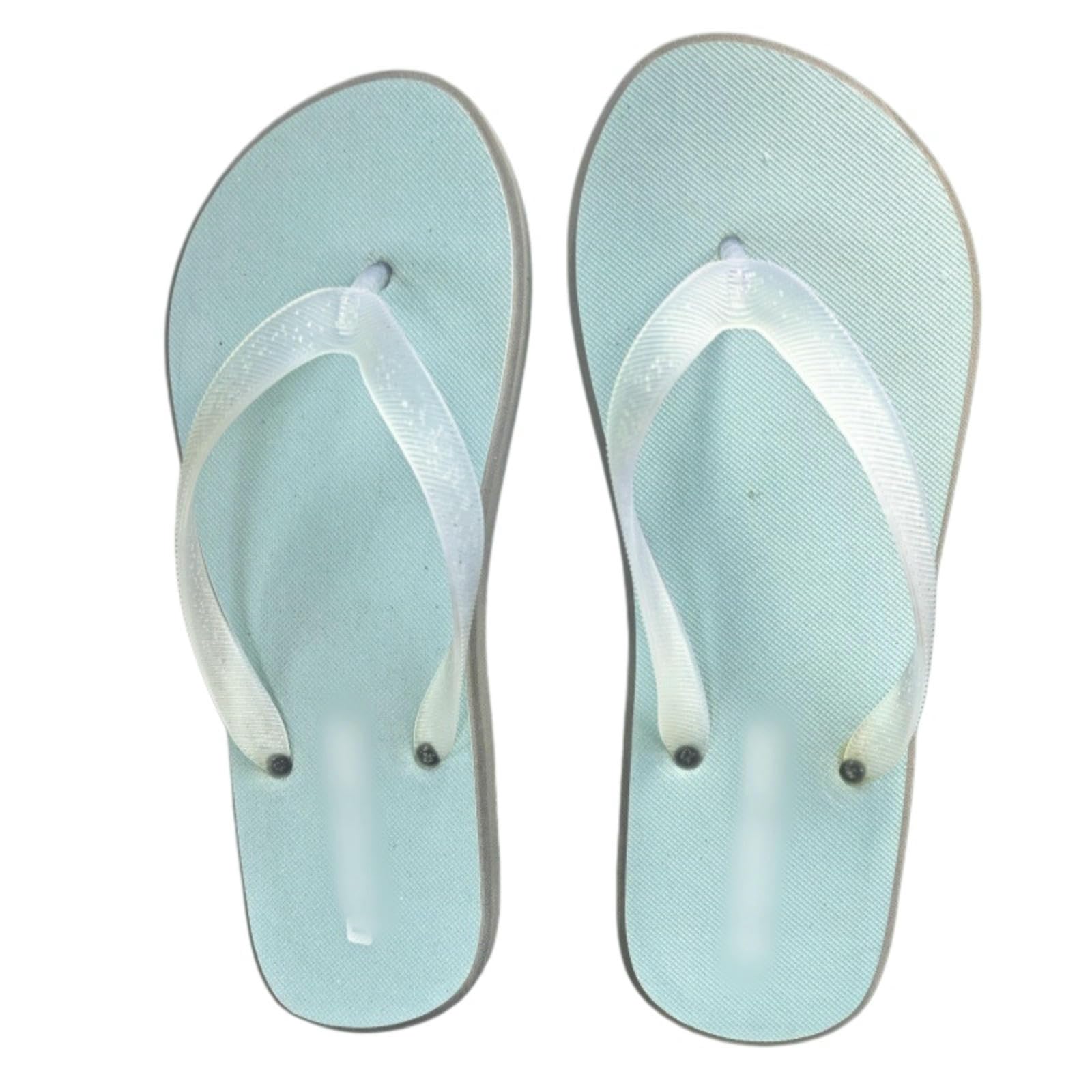 Tongs hommes anti-fatigue bleu clair | Claquette confortable taille 42-43
