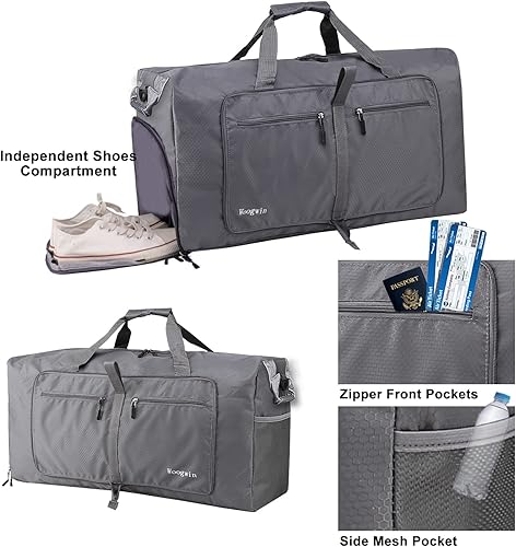 Miniatura 6 de Woogwin Bolsa de viaje grande plegable impermeable para la playa, natación, piscina, deportes, gimnasio