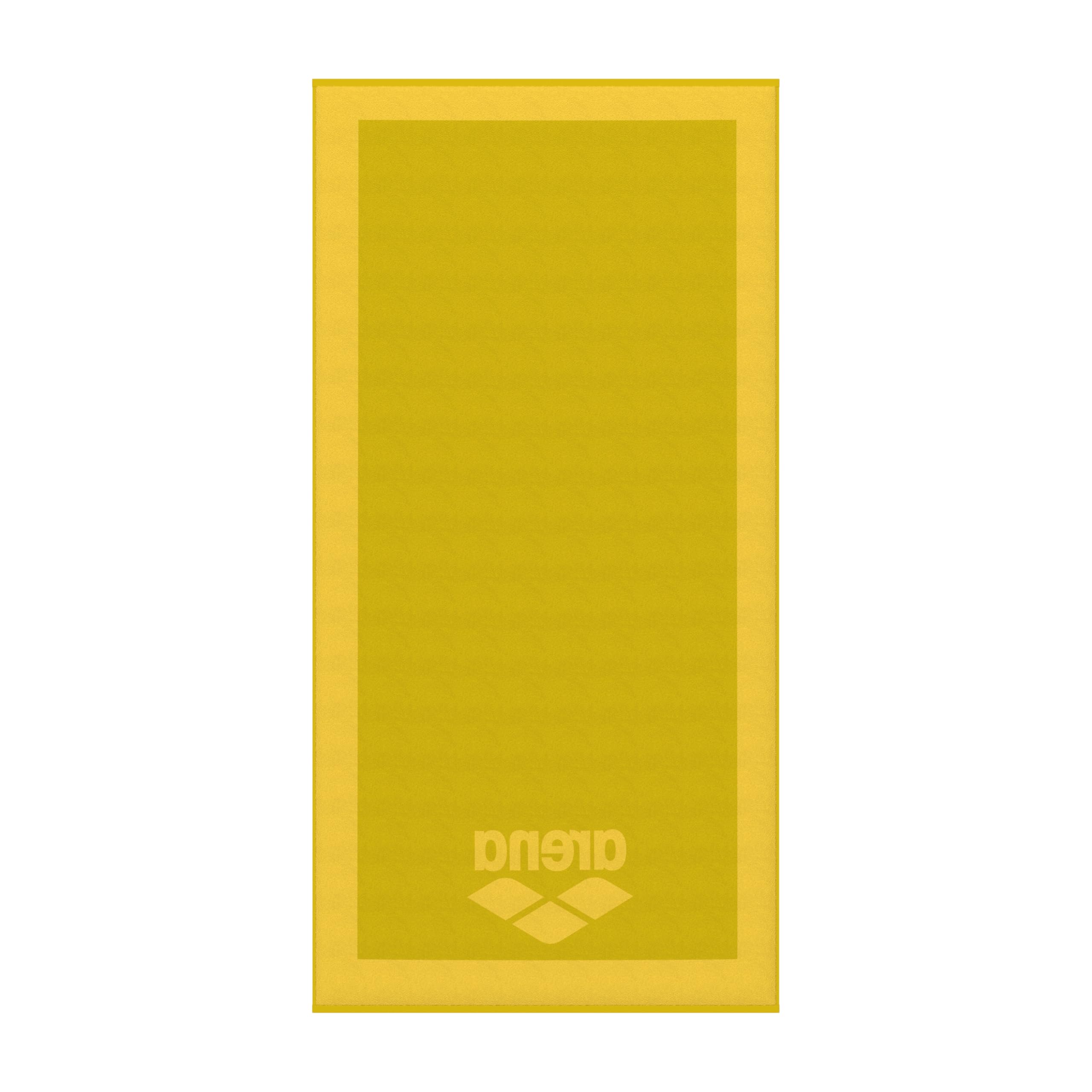 ARENA Serviette de plage en coton velours Bicolor