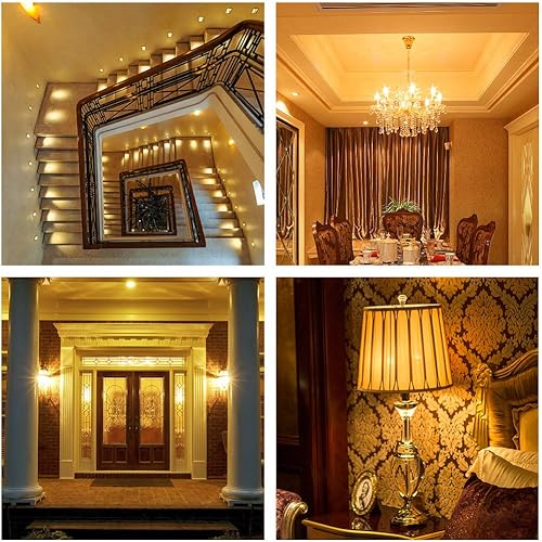 Miniatura 4 de GY6.35 - Bombillas halógenas de 12 voltios, 35 vatios, paquete de 12 bombillas base GY6.35 de 2 pines, bombilla tubular T4 tipo JCD de repuesto para