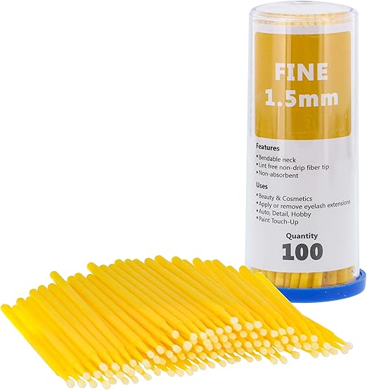 TCP Global 100 Paint Touch Up Brushes, Disposable Micro