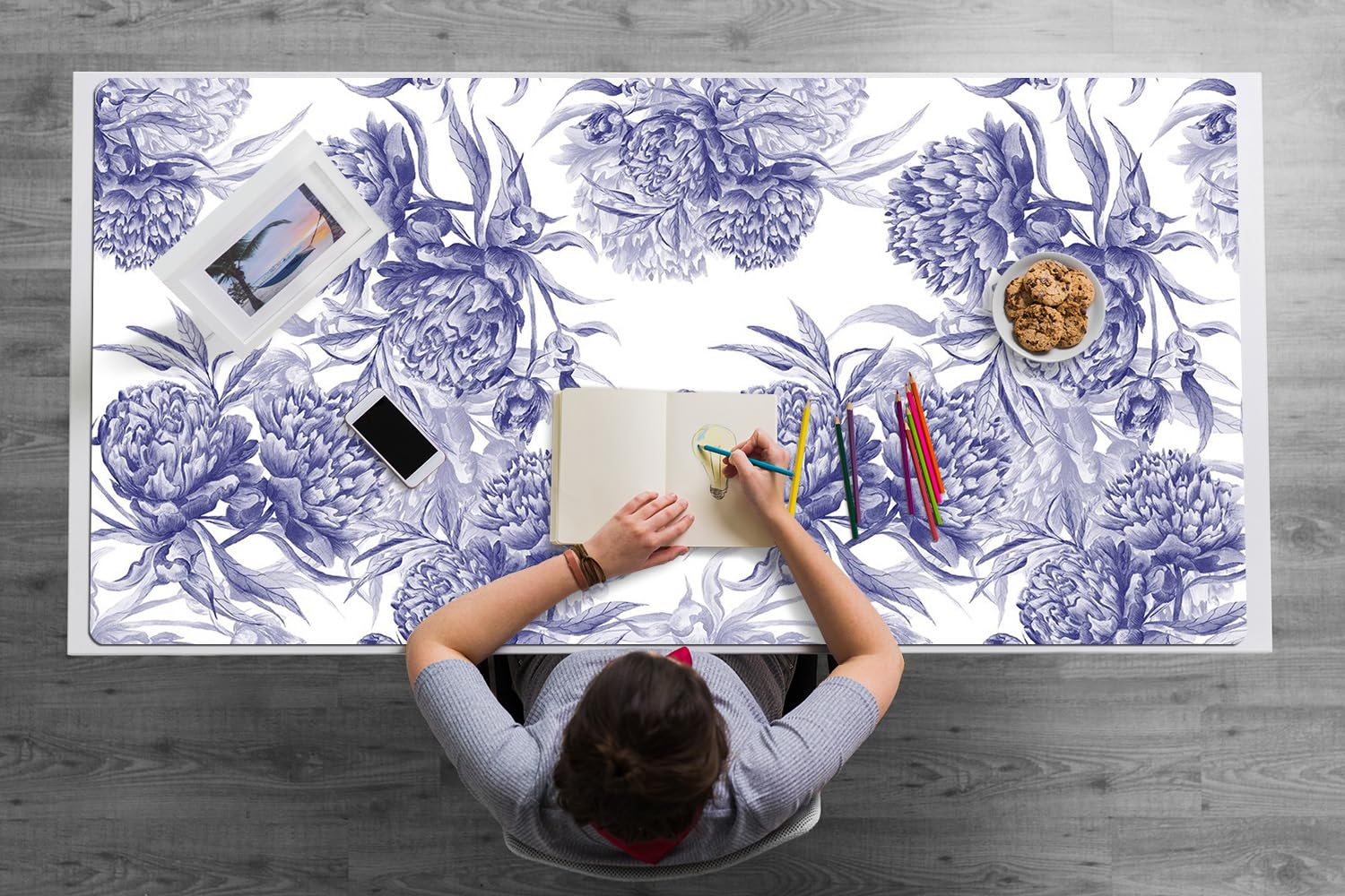 Couverture de bureau haut de gamme aux finitions bords arrondis - 8