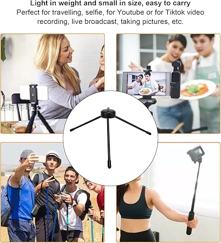 Miniatura 4 de Soporte de trípode portátil para teléfono celular, mini trípode de mesa para teléfonos celulares, cámaras, telescopios SLR, micro proyectores,