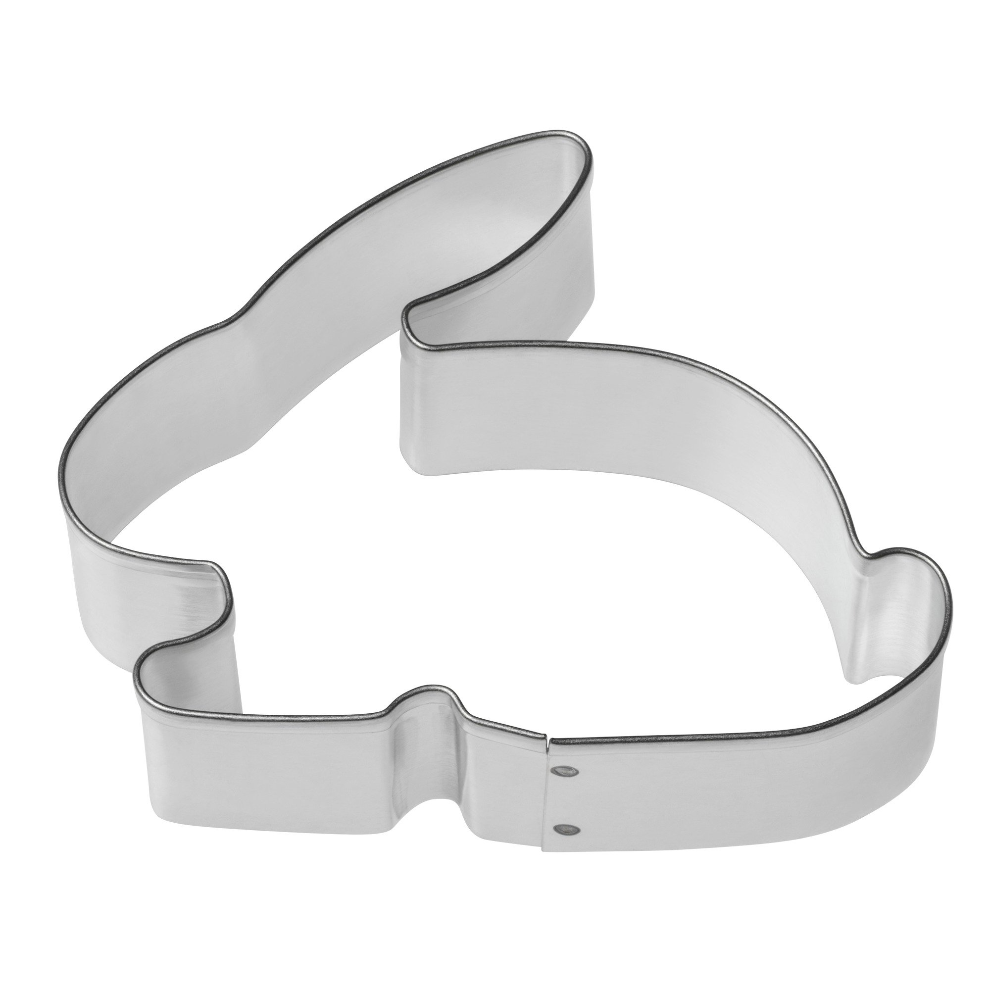 Original Kaiser Plätzchen Ausstechform Hase Mini, Keksausstecher, Plätzchen Ausstecher, Ostern, Edelstahl, Ausstechform für Kekse, 8 x 5,7 x 2,5 cm