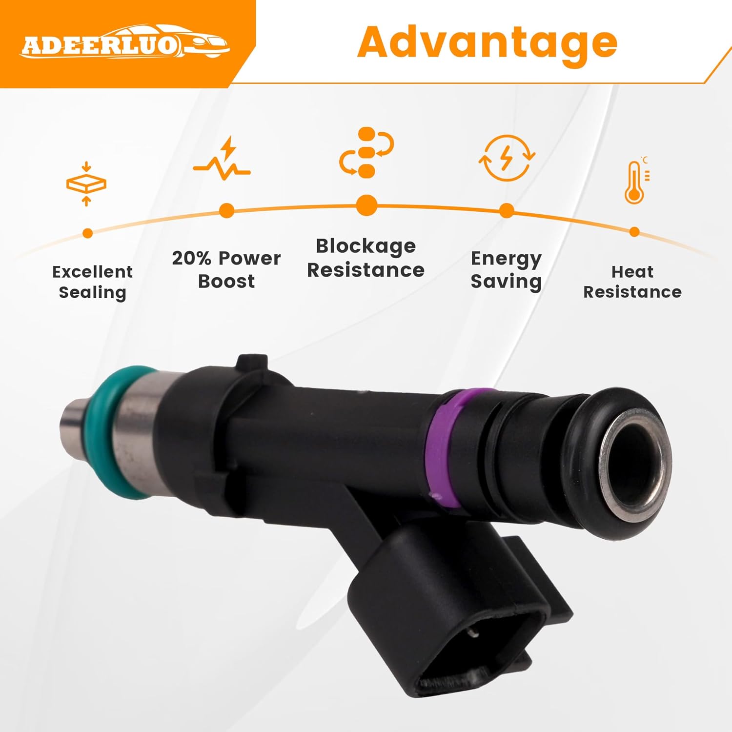 Fuel Injectors For-Ford Expedition For-Lincoln Navigator 2007 2008 V8 5.4L 0280158140 FJ1008 8002044N, CM5145, 7L1Z9F593B