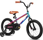 JOYSTAR Totem Enfants vélo pour 2-9 ans vieux garçons filles BMX Vélos de style 12 14 16 18 Vélo de pouce avec roues d'entraînement, Vélos pour enfants, Couleurs multipes