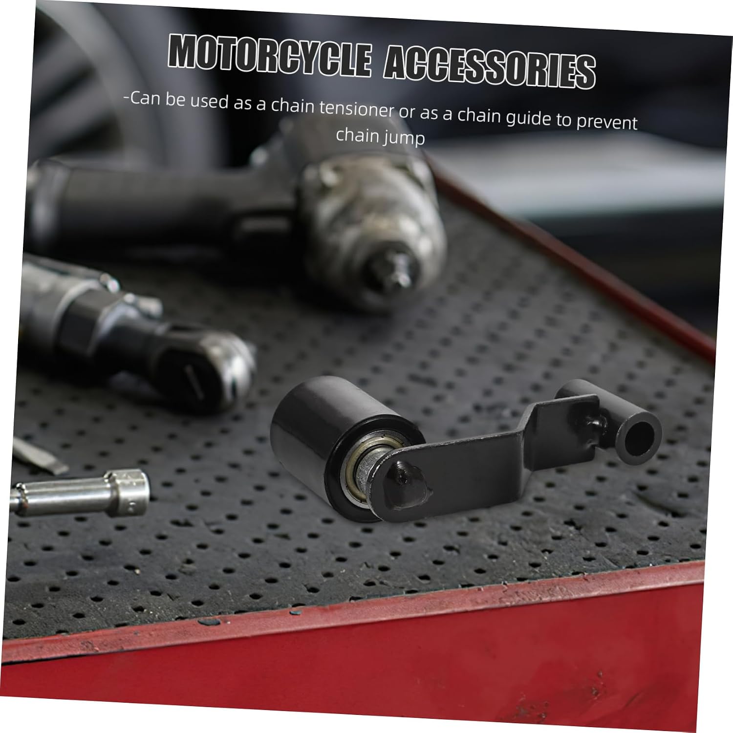 2pcs Motorcycle Chain Tensioner Adjuster Roller and Chain Tensioner for Atv Prevents and Enhances Stability