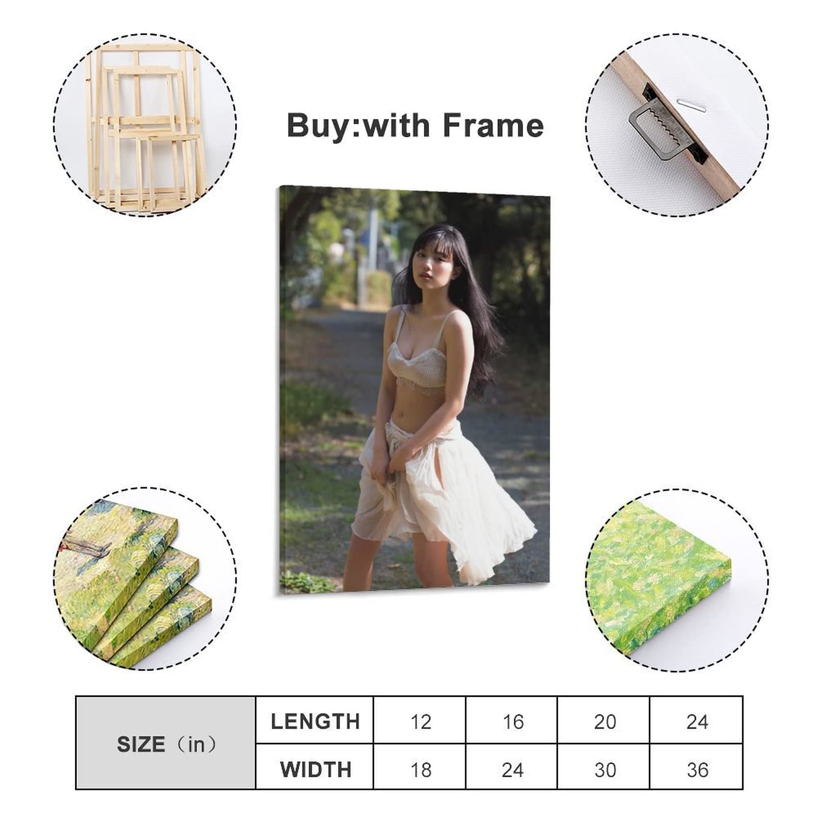 Amazon.co.jp: 鶴嶋乃愛ポスターセクシー下着写真清純画像2 部屋飾り