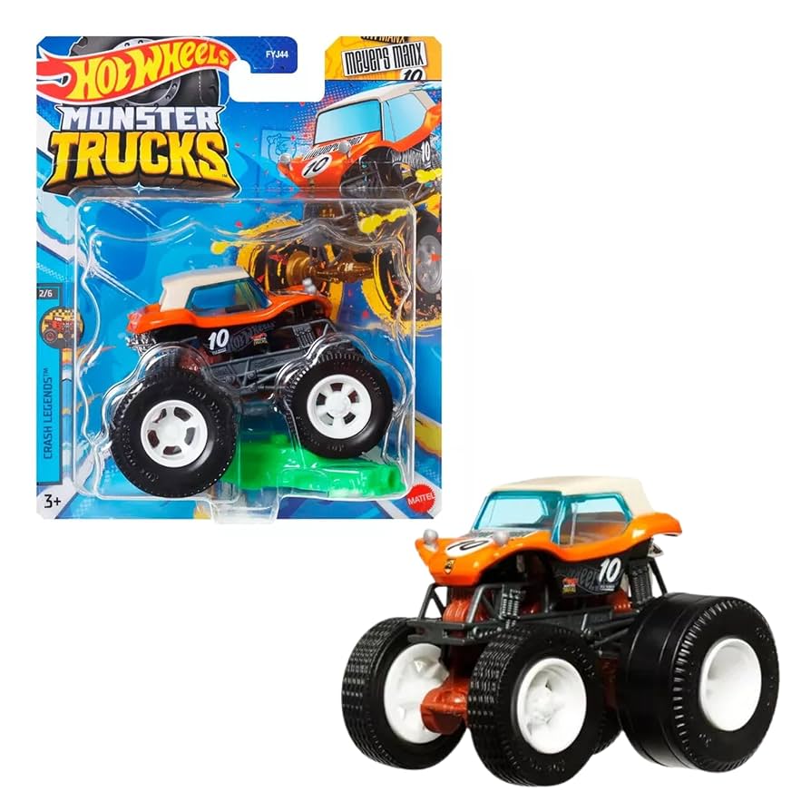Amazon.com: Matchbox Hot Wheels Monster Trucks Meyers Manx