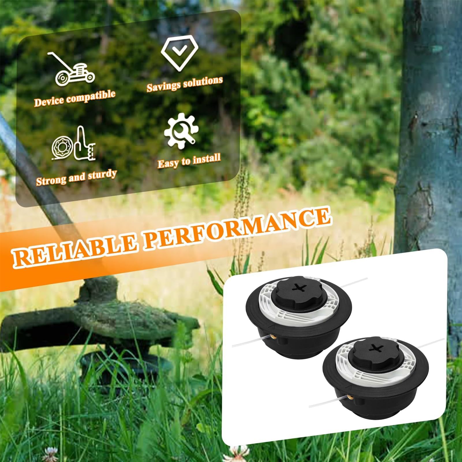 Doppelfaden-Mähkopf Für Motorsensen - Autocut C6-2 Kompatibel Mit STIHL FS38, FS40, FS45, FS50