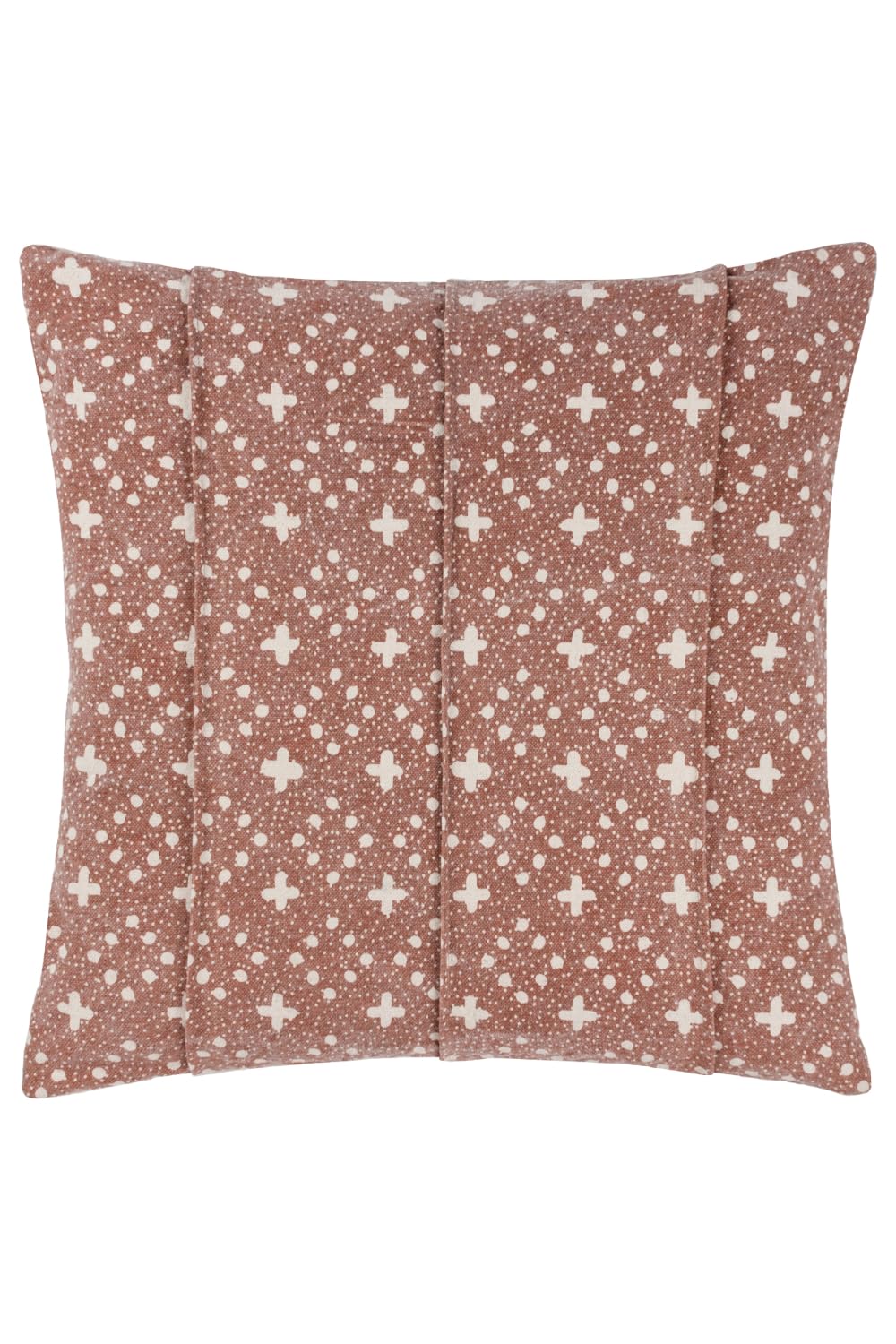 Yard furn Helm Cushion Cover Only - Textured Washed Cotton (Pecan - 50x50cm)