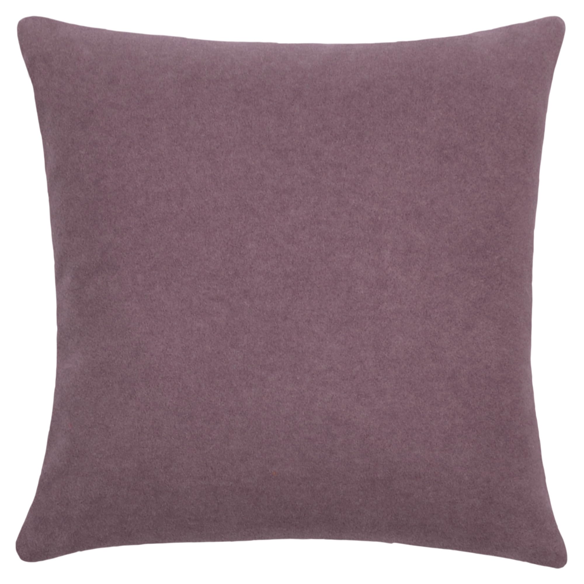 Soft-Fleece-Kissenbezug – Polarfleece-Kissenbezug mit Häkelstich – Flauschige Kissenhülle – 40x40 cm – 435 Misty Rose – von 'zoeppritz since 1828', 702291-435-50x50
