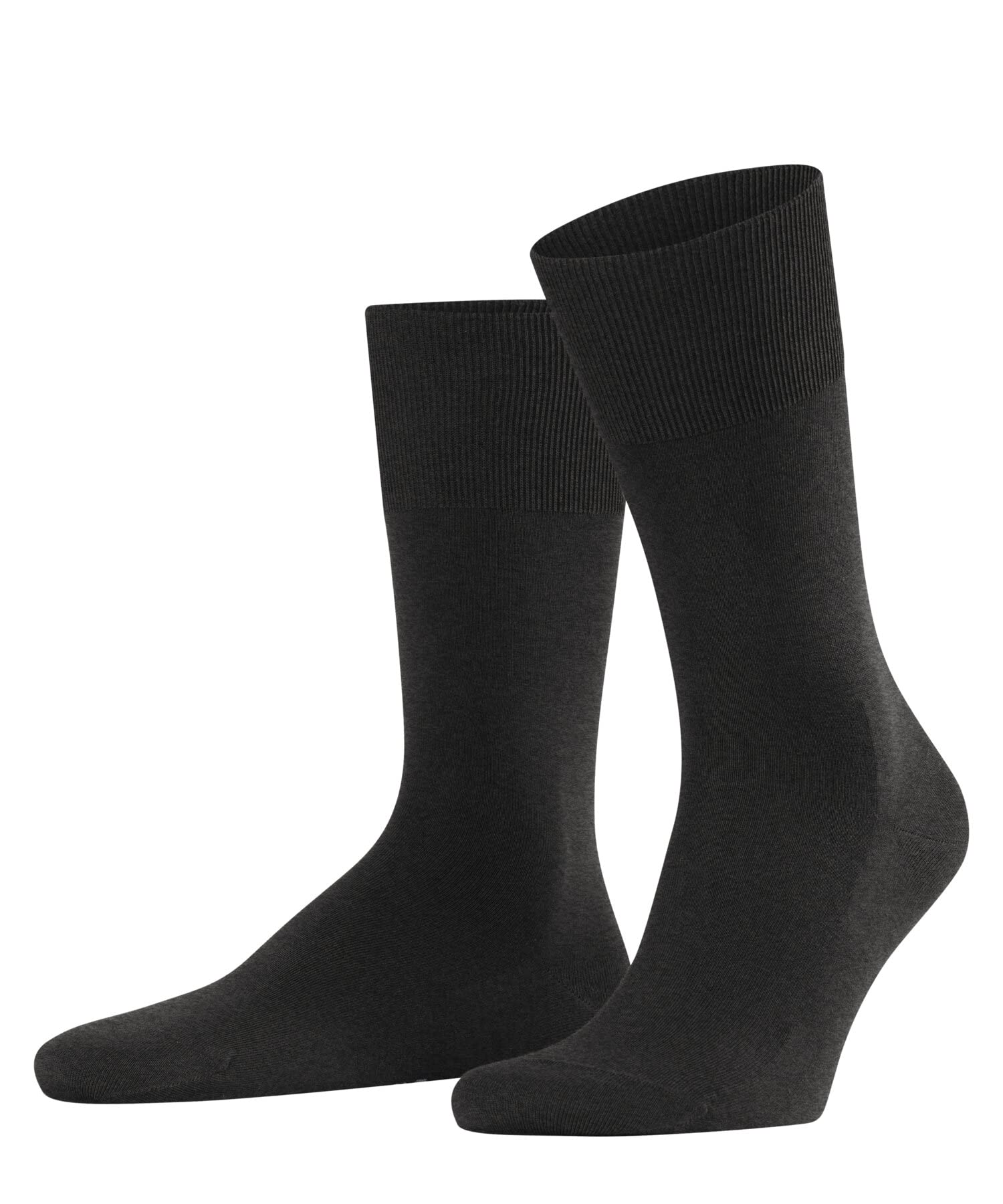 FALKE Men's ClimaWool M So Temperature-Regulating Plain 1 Pair Socks, Grey Anthracite Melange 3117, 5.5-6.5