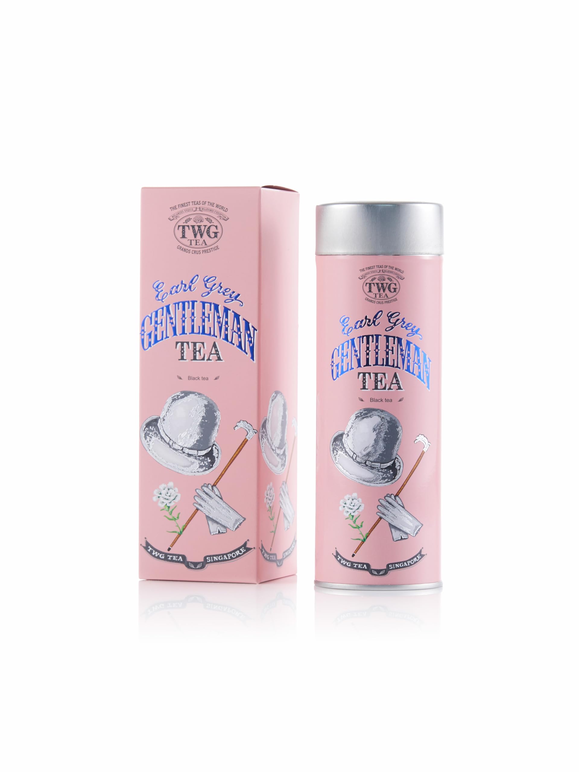 Tea | Earl Grey Gentleman | Loose Leaf Black Tea | Bergarmot & Rose | Haute Couture Tin, 100g | Gift Set