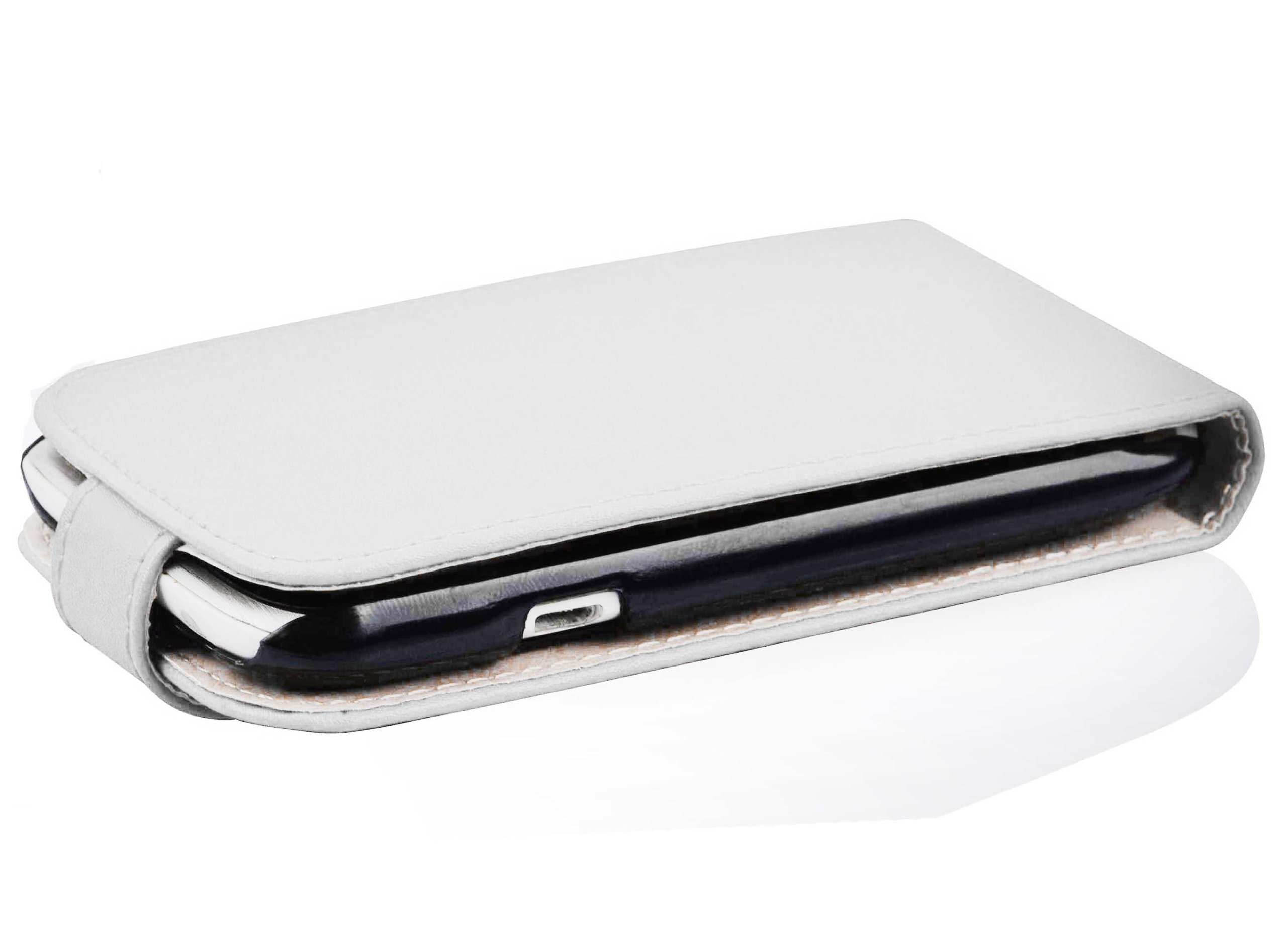 Cadorabo Custodia Libro per HTC DESIRE HD in BIANCO FLOREALE - con Vani di Carte e Funzione Stand di Similpelle Strutturata - Portafoglio Cover Case Wallet Book Etui Protezione