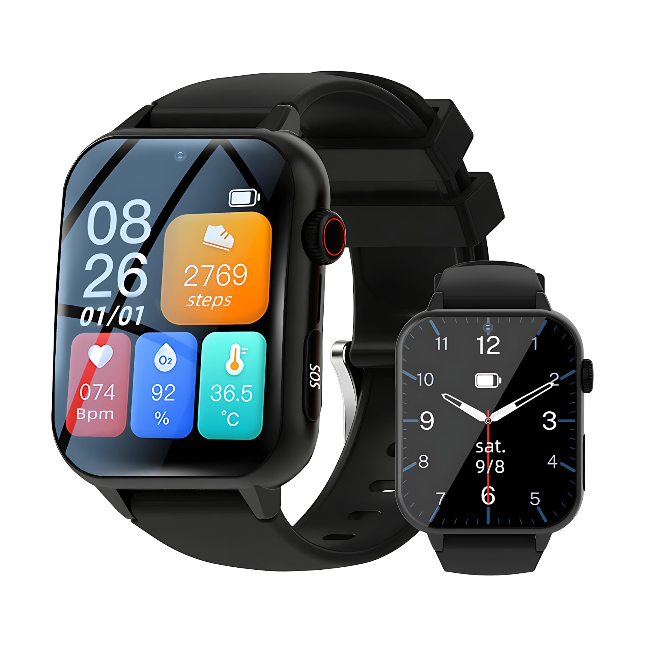 Smartwatch 4G per anziani con SOS, avviso di caduta, GPS, videochiamate, tempo vocale, IP67: fiducia e libertà di vivere la vita a modo tuo