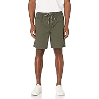 Amazon Essentials Pantaloncini in Cotone Vestibilità Comoda da 20cm con Vita Elasticizzata e Coulisse Uomo