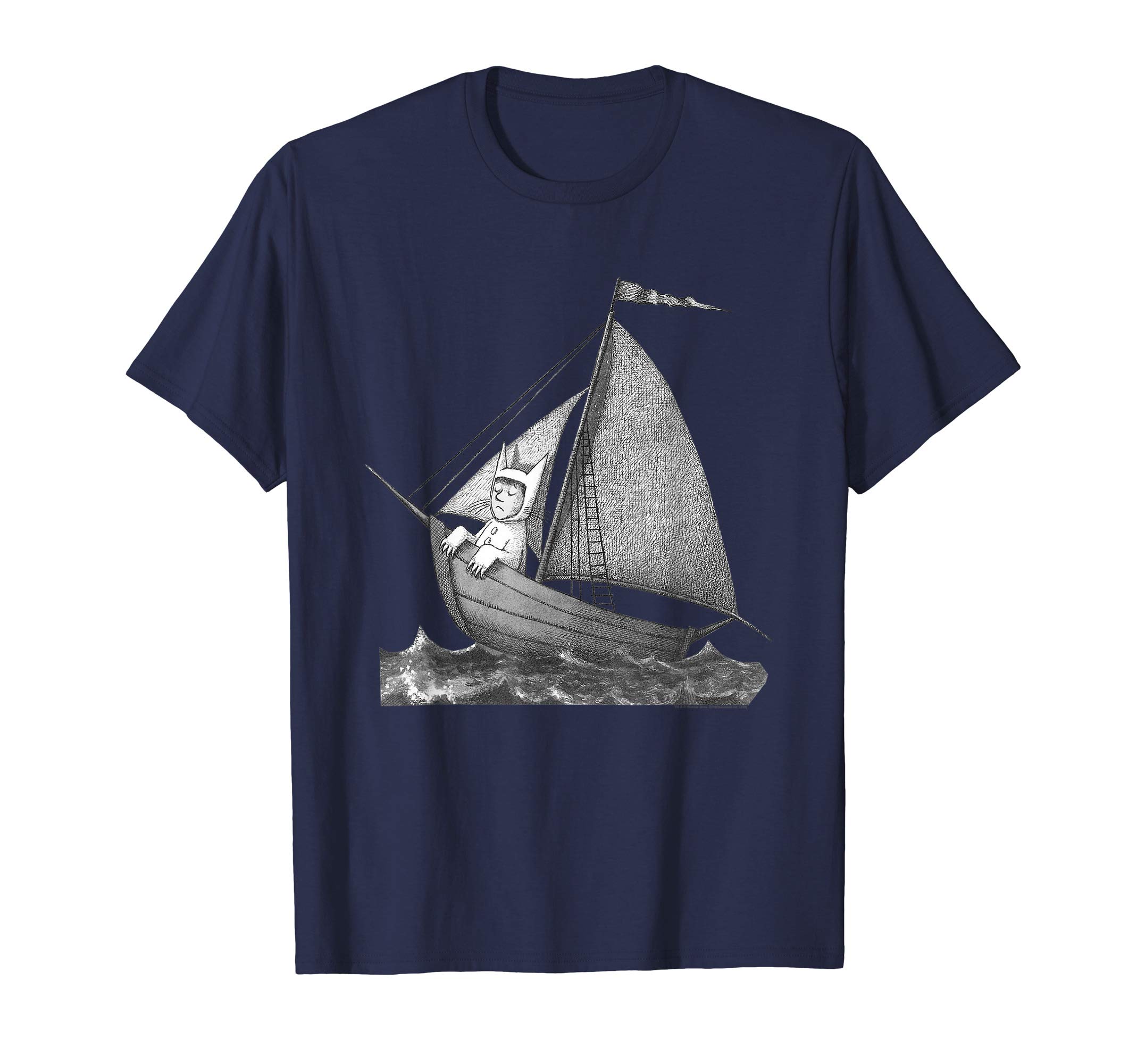 Where the Wild Things Are Sailing on a Boat T-Shirt