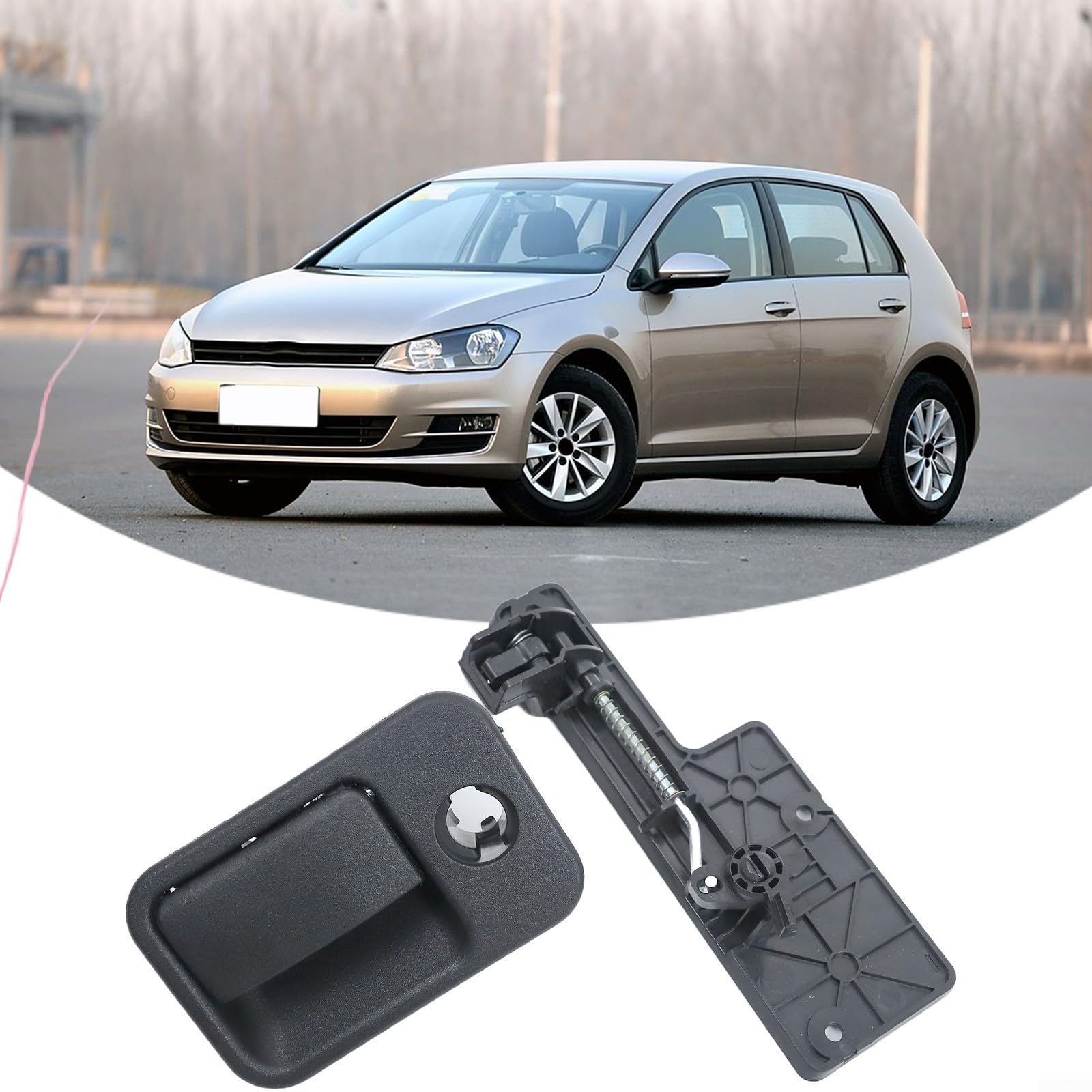 Glove Compartment Lock & Box Handle für Golf Mk3 1991-1997 für VENTO 1991-1998 Ersatzteil 1H6857147 Handschuhfach Verriegelung Griff Kunststoff Direktmontage