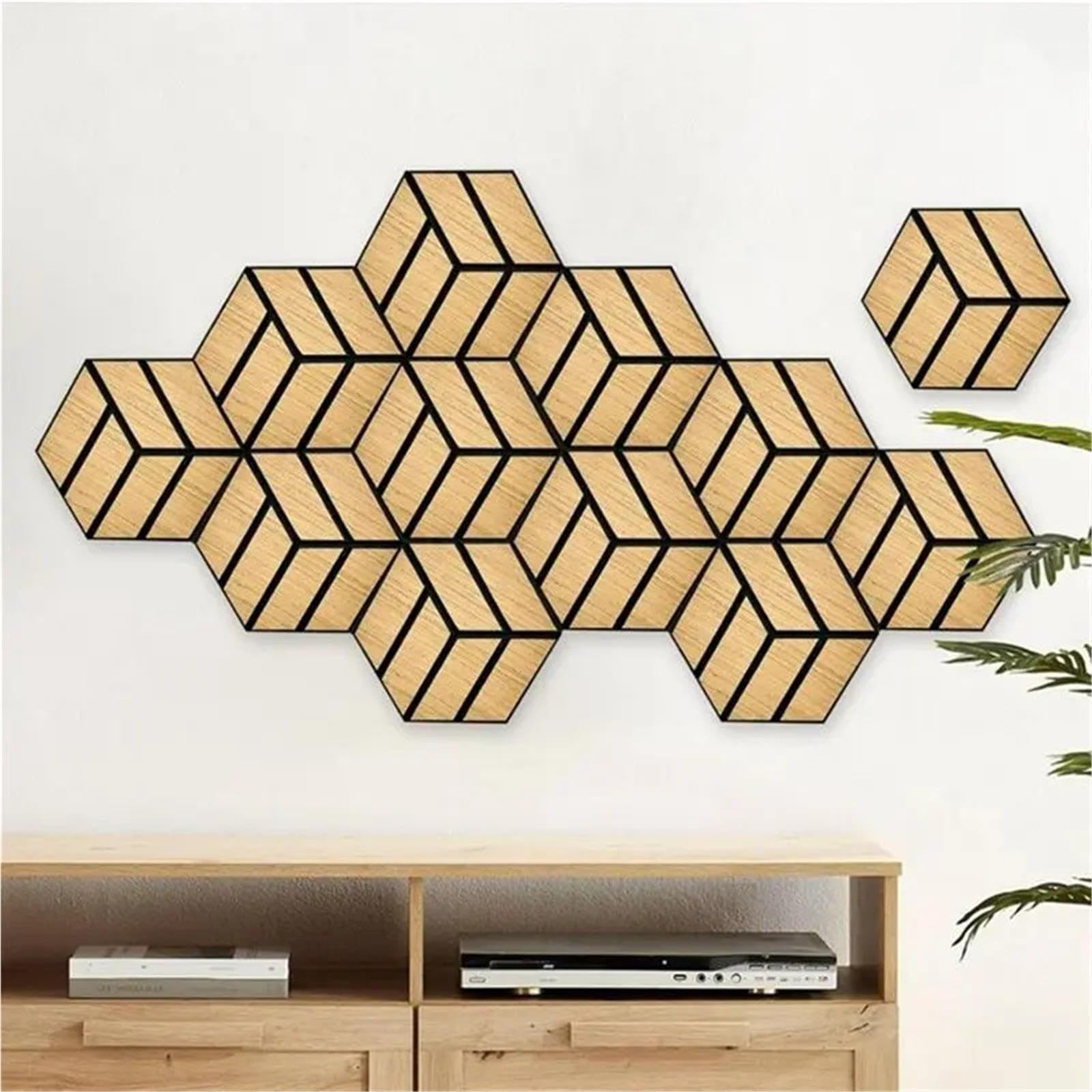 Panel Acústico Hexagonal Pegatinas de pared hexagonales