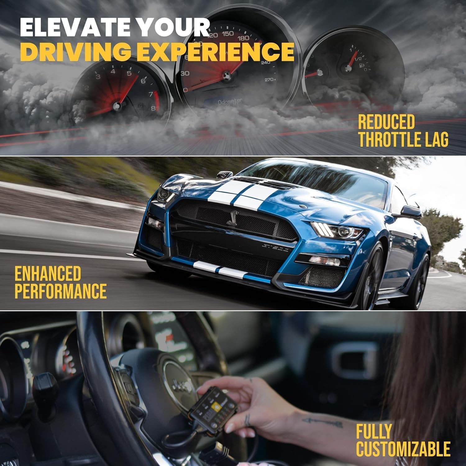 PEDAL COMMANDER for Honda Accord 2002-2008 Throttle Response Controller Fits: 7th Gen DX, LX, EX, 2.4L, 3.0L, Honda Accord Accessories