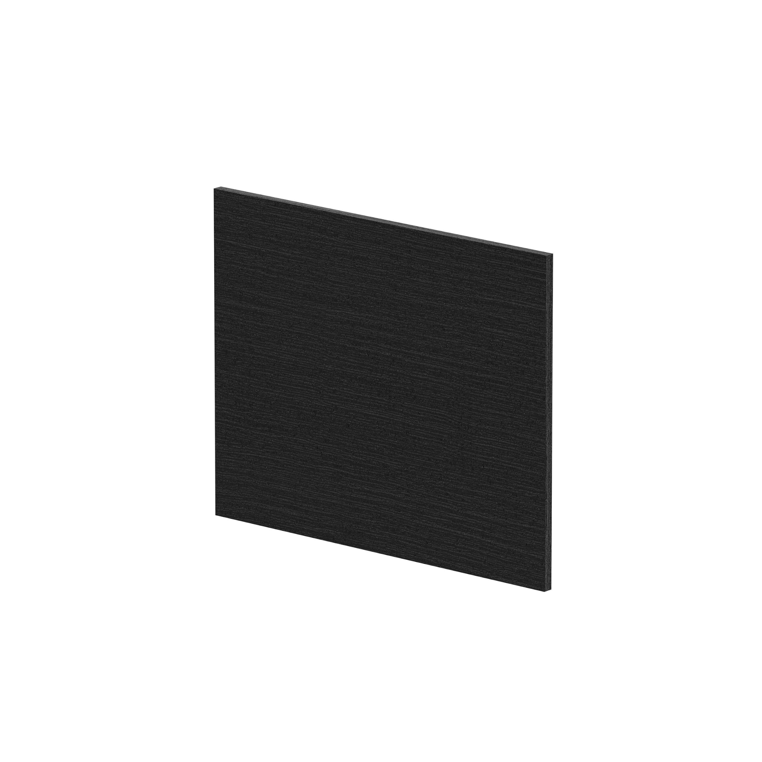 Balterley Wooden Bath End Panel 700mm, End Bath Panels, Straight Bathroom Panels for Bathtub, Water Resistant Panel Covering for Bathroom Baths and Soaking Tubs (Woodgrain Black)