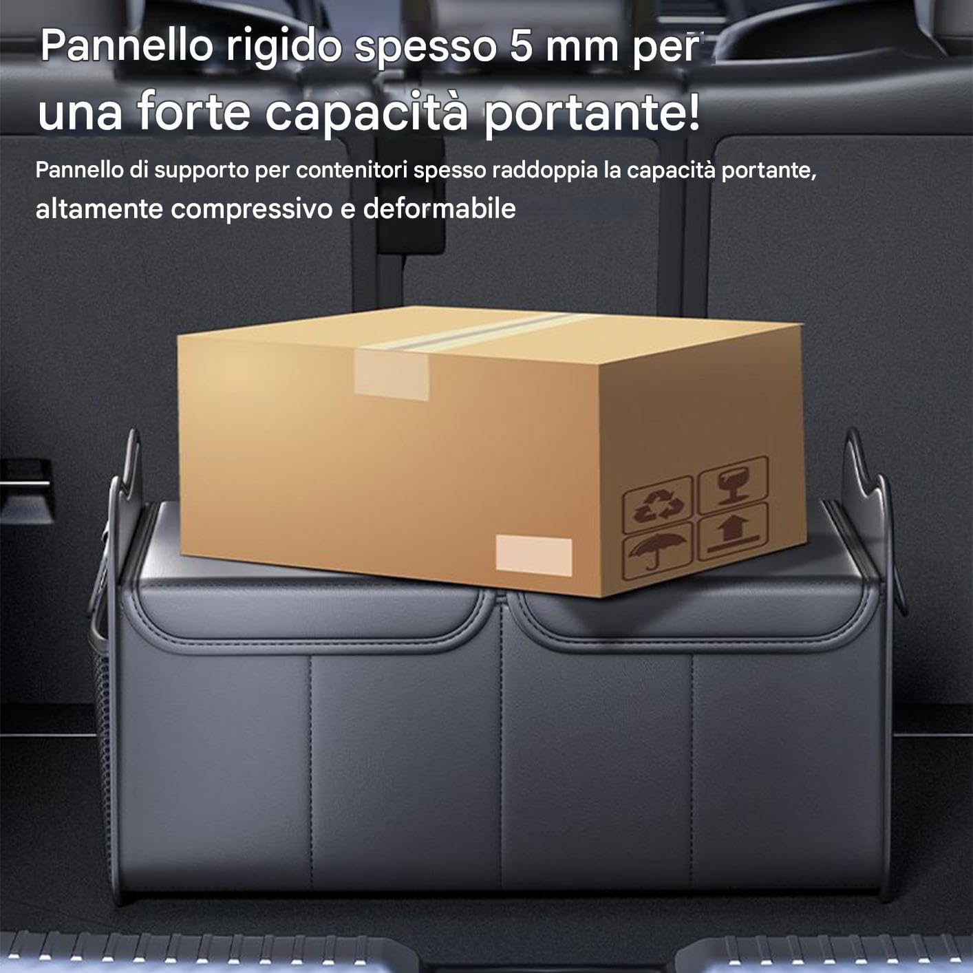 Generico Organizzatore Del Bagagliaio - Scatola Di Stoccaggio Del Carico