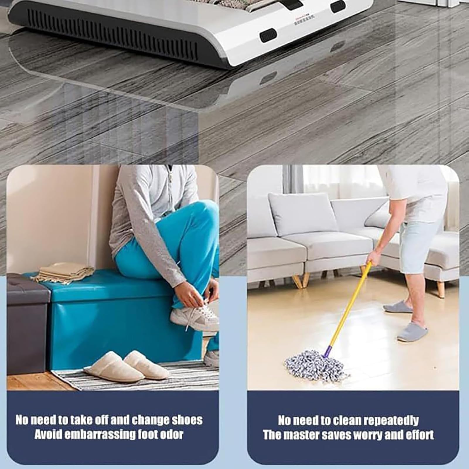 Pulidora eléctrica de zapatos, máquina de limpieza totalmente automática de 1000 Pa, limpiador de suela sin agua de 260 RPM para hogar, oficina, hoteles, uso comercial