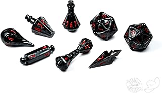 PolyHero Wizard 8 Dice Set Shadow