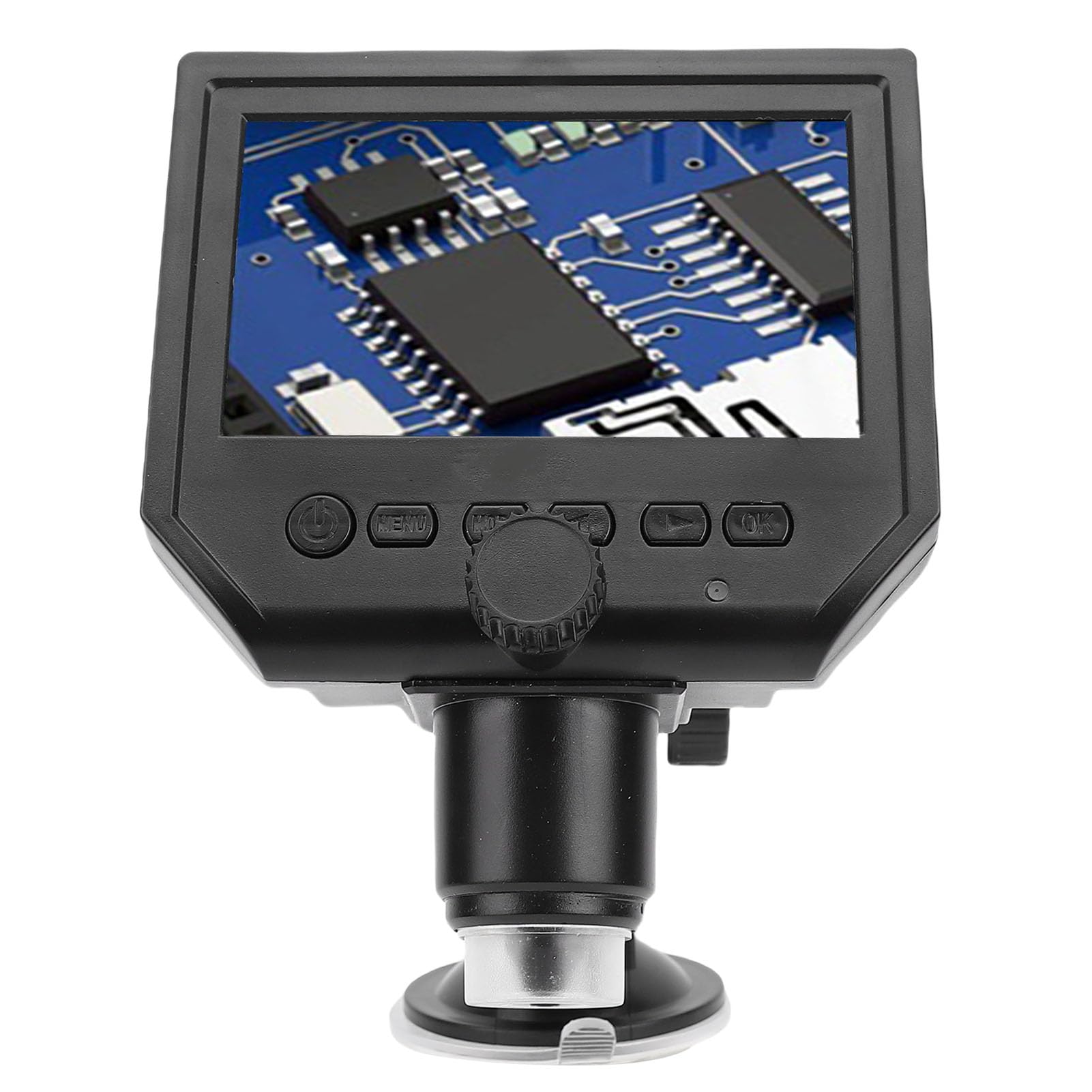 Tosuny Microscopio Digital de Enfoque Automático con Aumento de 600X |Lupa de Monedas con Pantalla HD de 4,3"