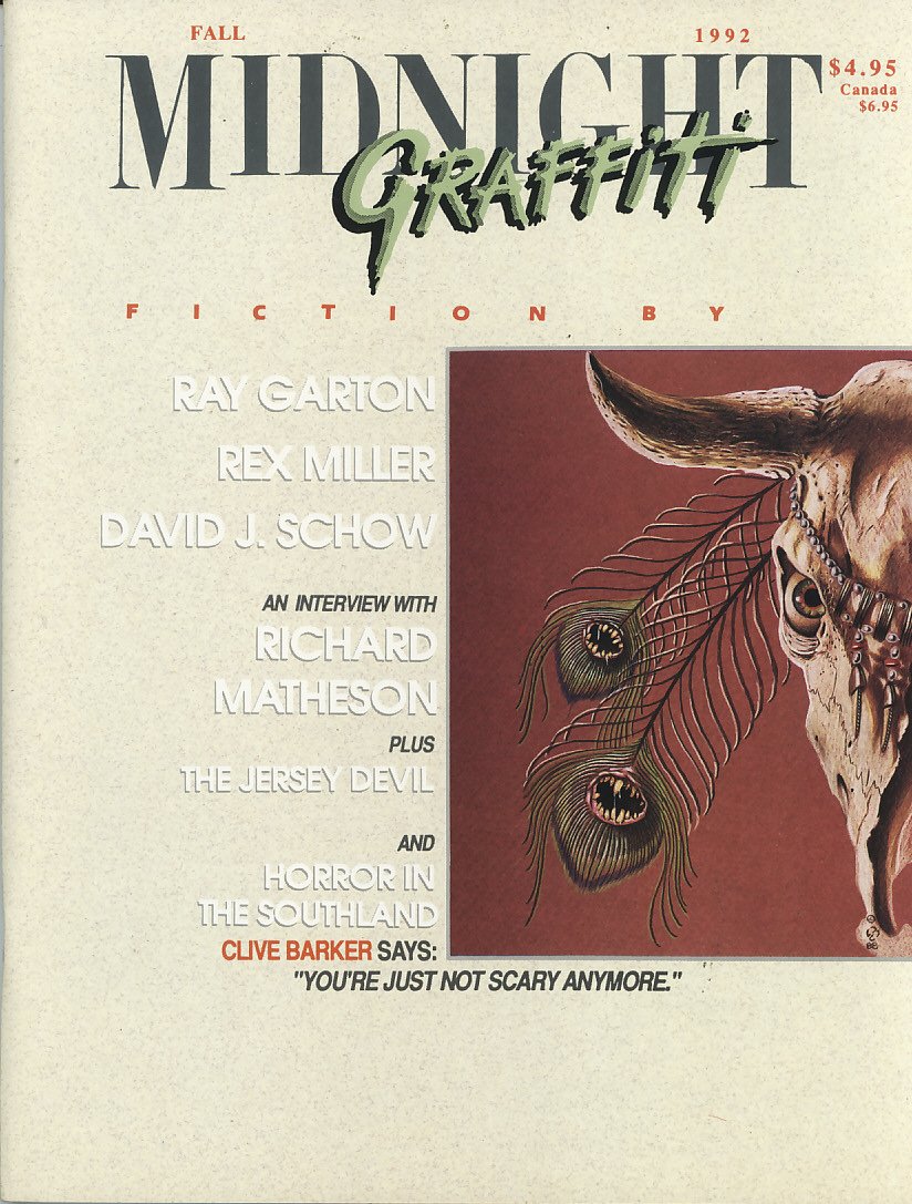 Cover of Midnight Graffiti, Fall 1992